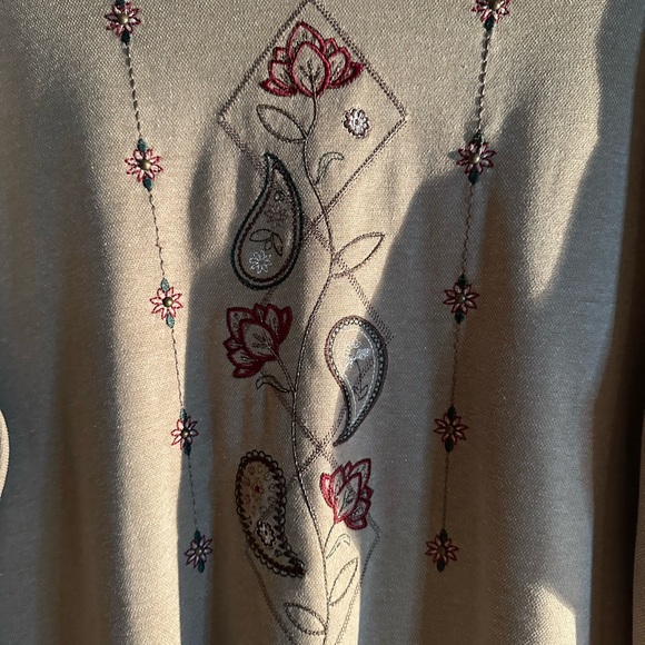 ♥️ BONWORTH Vintage Top | size XL Brown - Picture 7 of 8